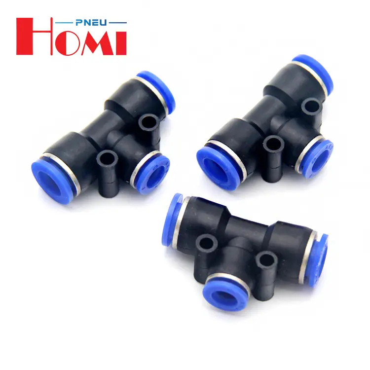 T-Type PE G Variable Diameter Three-Way Joint Hose Plastic Butt Quick Plug Quick Connector Pneumatic Tracheal Joint