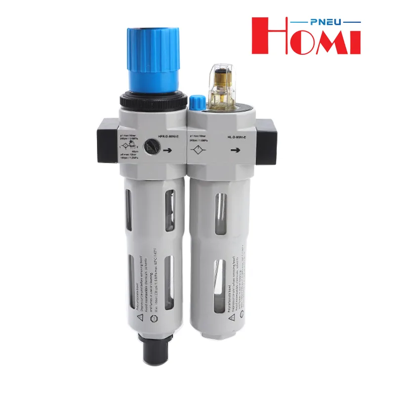 Hfc Pneumatic Air Filter Regulator Lubricator Compressed Air Treatment Components