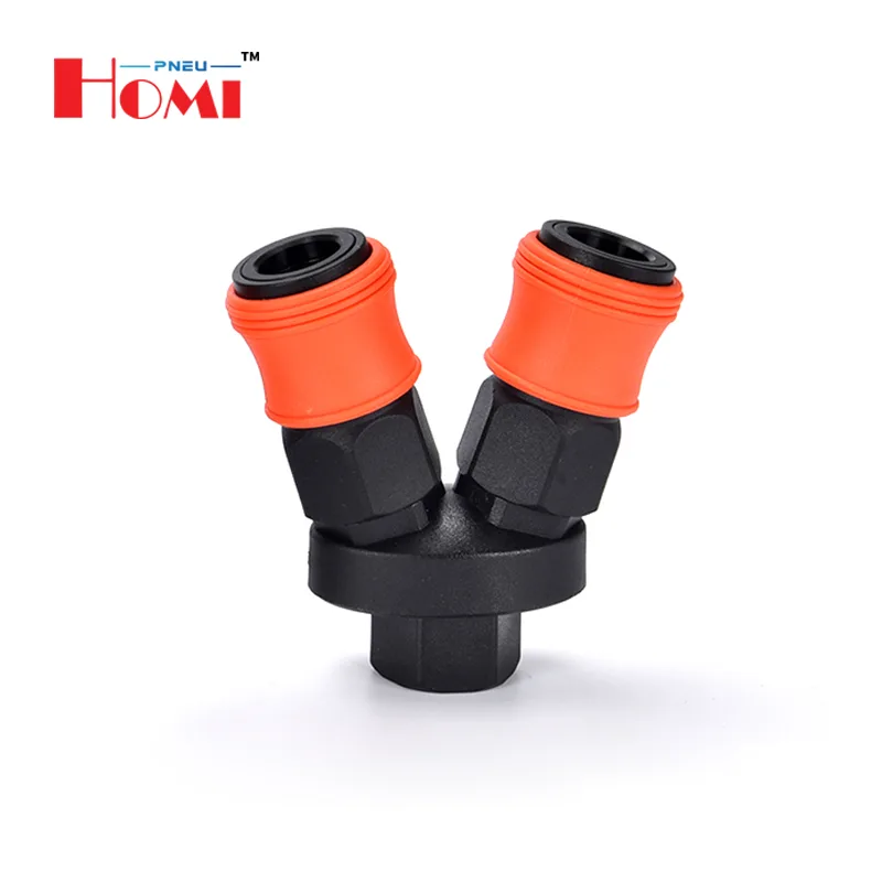 C-type Male and Female Self-locking Joint Air Compressor Pump Fitting Quick Coupling Accessories PU Tube Pipe Connector
