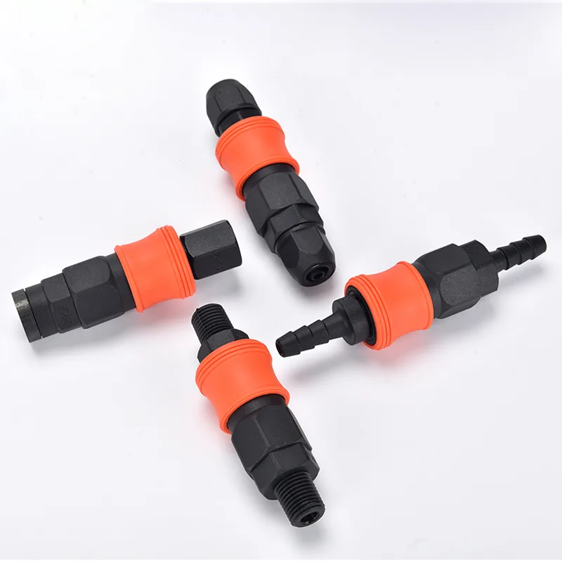 Quick Connect Hose Pneumatic Plastic Steel C-Type Self-Locking Air Hose Quick Release Coupling