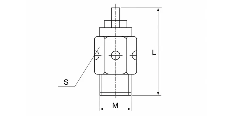 PDK type pneumatic exhaust muffler throttle valve for airflow adjustment and noise reduction