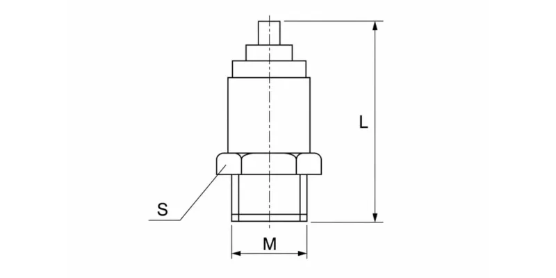 PS type pneumatic exhaust muffler throttle valve for airflow adjustment and noise reduction