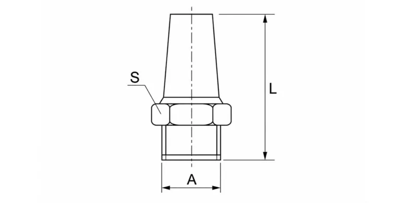 BSL-SEB type stainless steel and bronze sintered pneumatic muffler silencer
