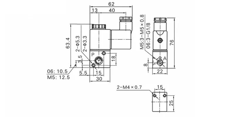 DIN Connector Manifold Type/DIN Connector Single Unit Type