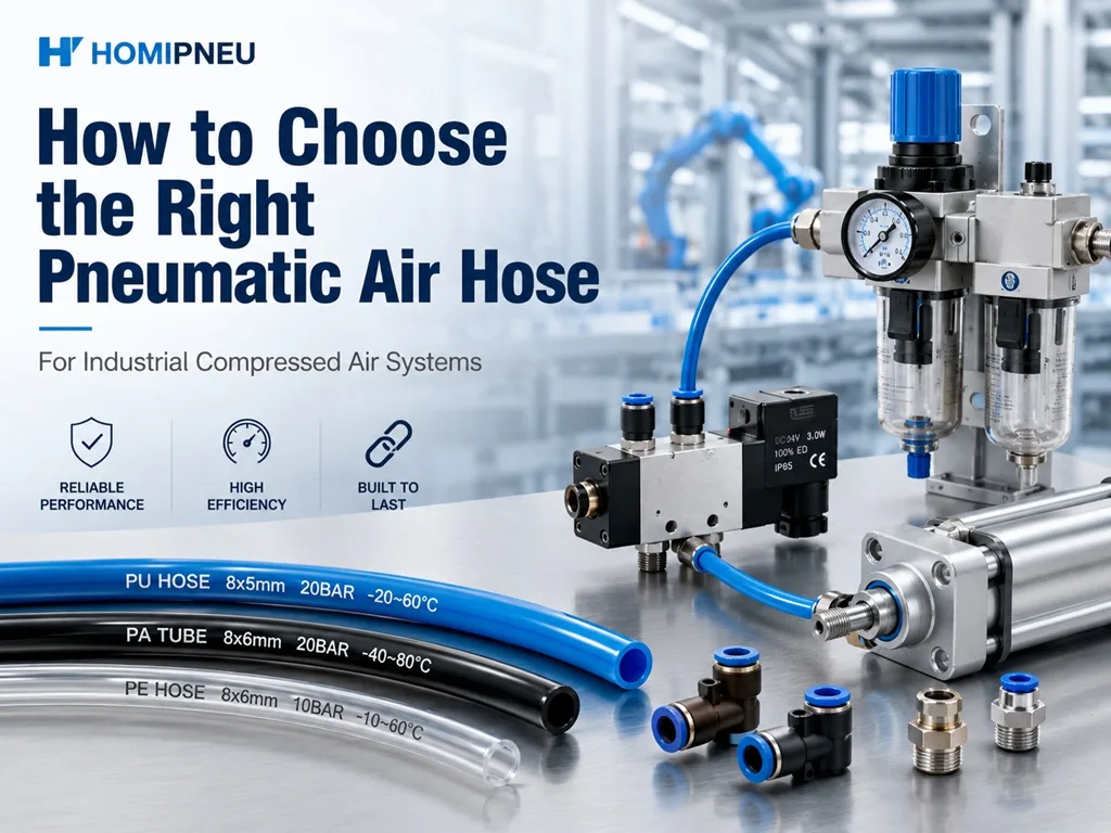 How to Choose the Right Pneumatic Air Hose for Industrial Compressed Air Systems