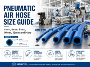 Pneumatic Air Hose Size Guide: 4mm, 6mm, 8mm, 10mm, 12mm and More