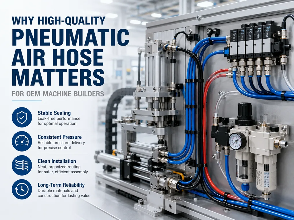 Why High-Quality Pneumatic Air Hose Matters for OEM Machine Builders