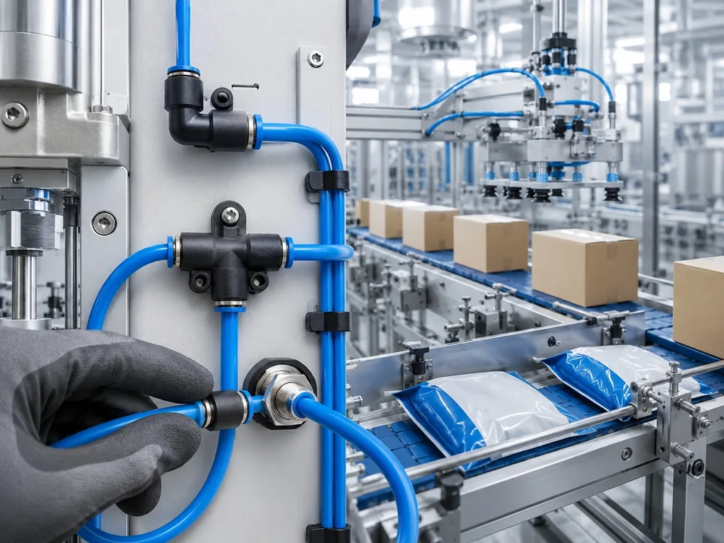 Pneumatic Fittings for Packaging Machinery: Cleaner Layouts and Faster Maintenance