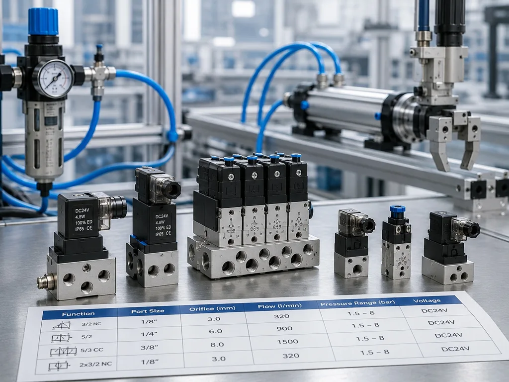 How to Choose Solenoid Valves for Pneumatic Systems
