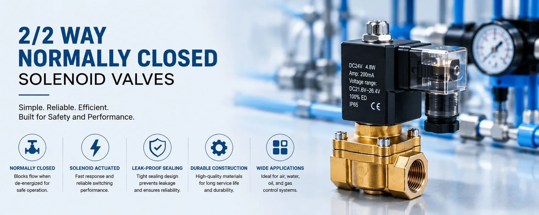 2/2 Way Normally Closed Solenoid Valves Explained