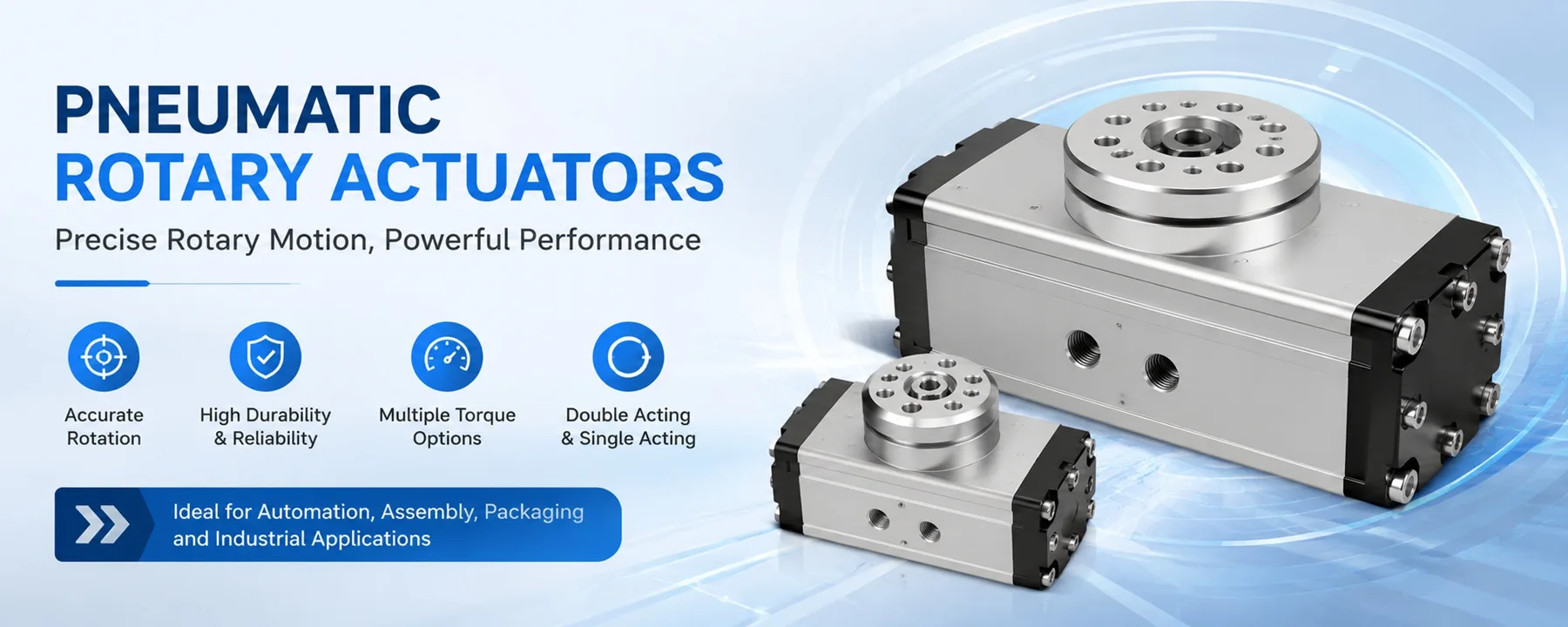 Pneumatic Rotary Actuators and Rotary Cylinders Explained