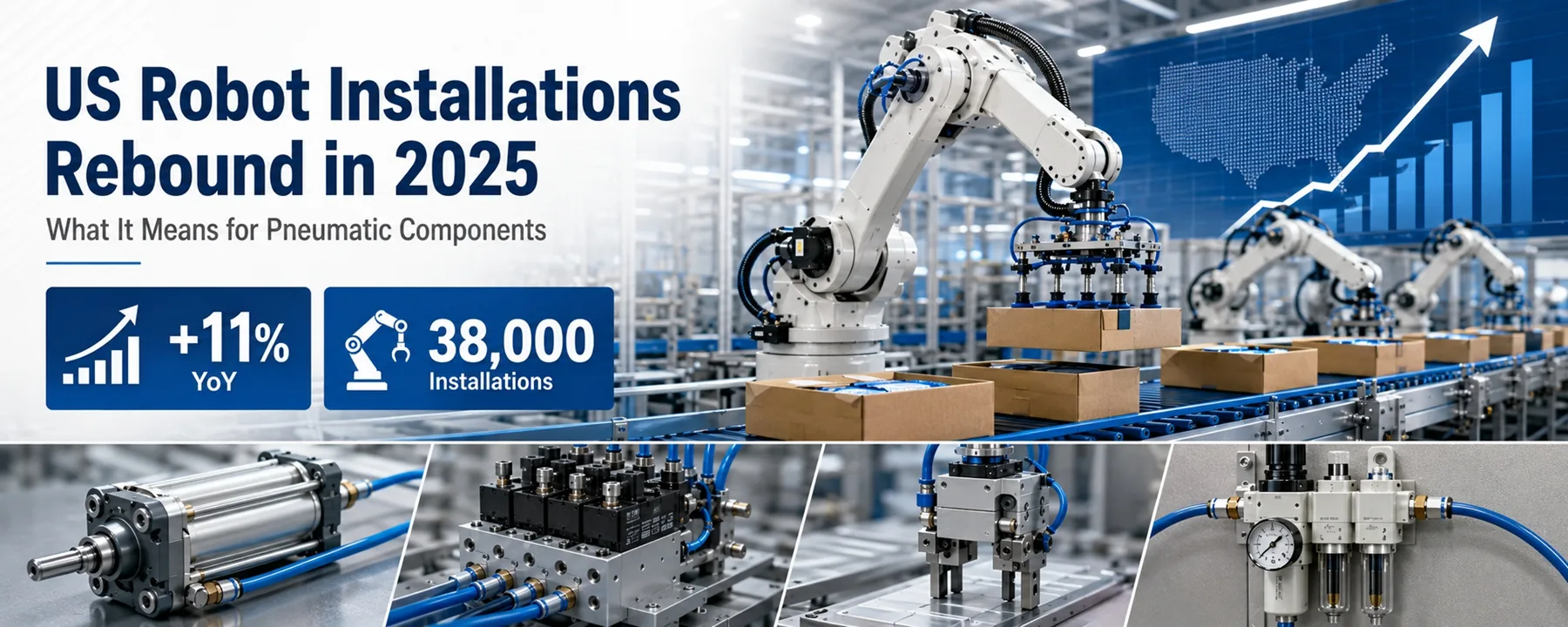 US Robot Installations Rebound in 2025