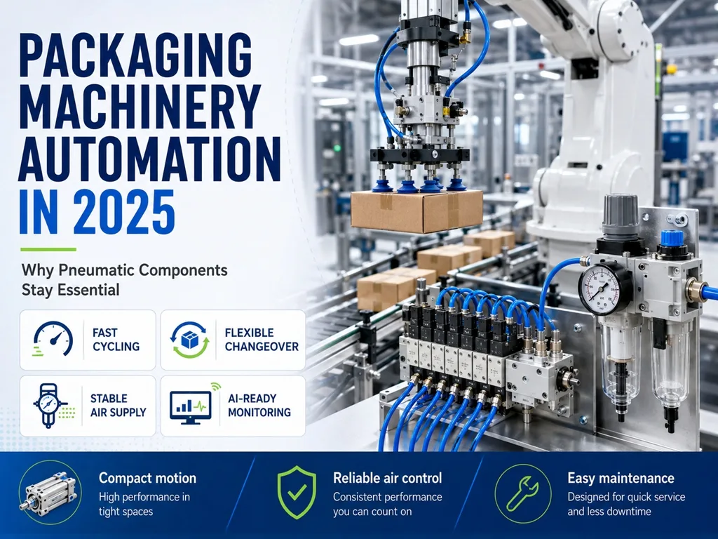 Packaging Machinery Automation Keeps Growing: Pneumatic Components Stay Essential