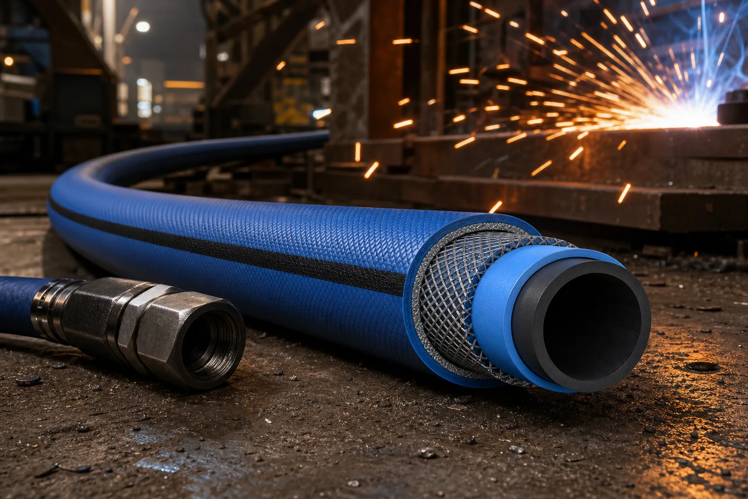 Double Layer Anti-Spark Air Hose for Harsh Industrial Areas