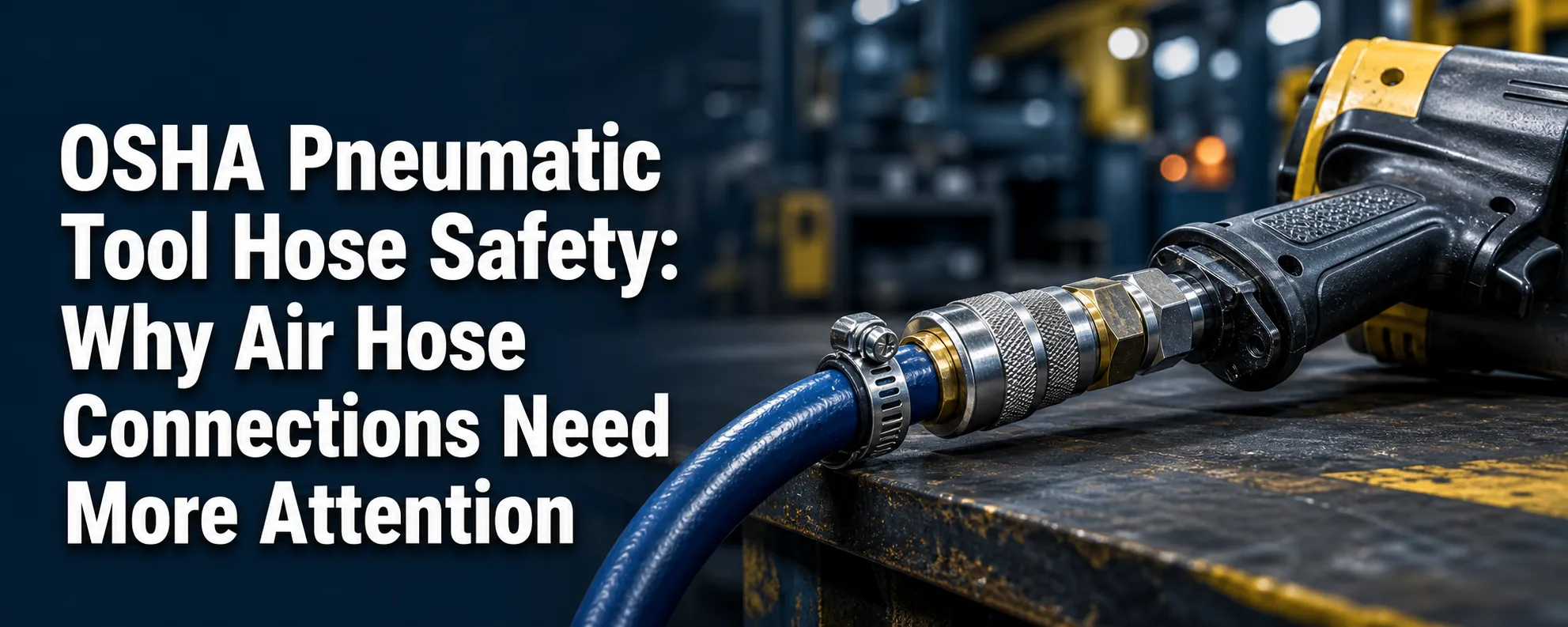 OSHA Pneumatic Tool Hose Safety: Why Air Hose Connections Need More Attention