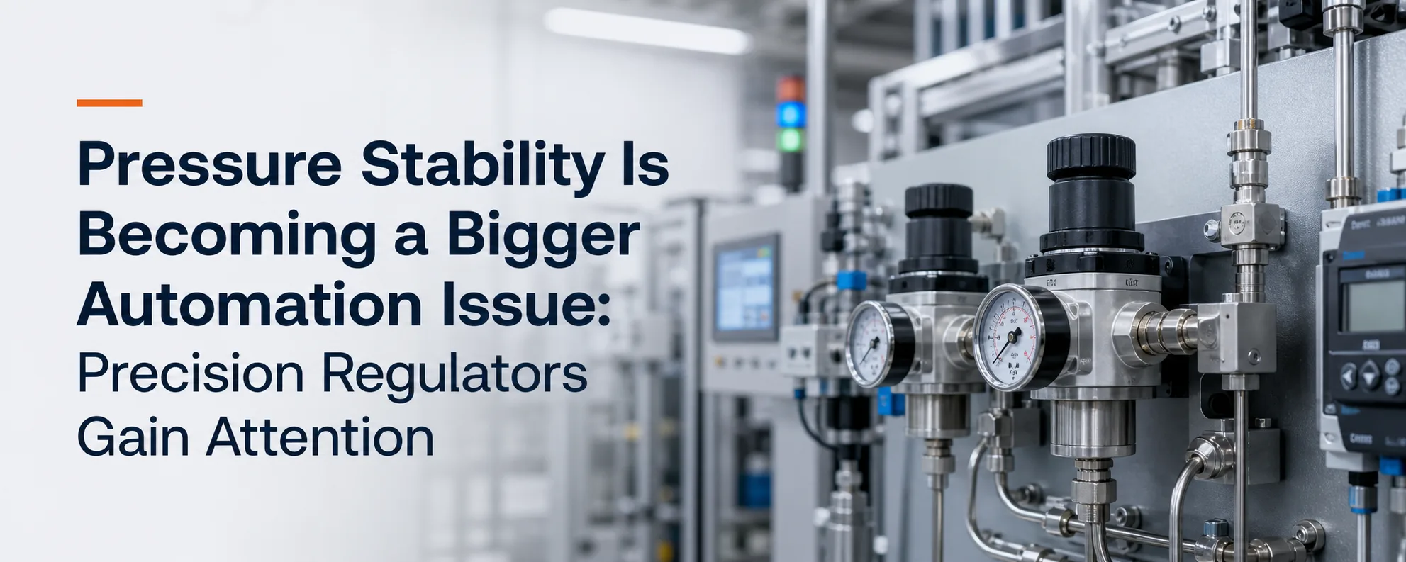 Pressure Stability Is Becoming a Bigger Automation Issue: Precision Regulators Gain Attention