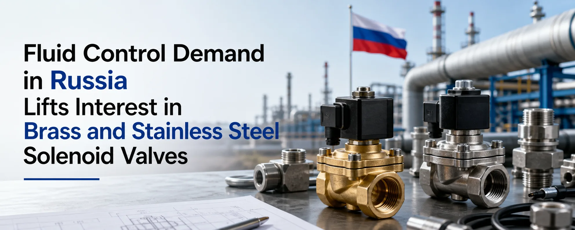 Fluid Control Demand in Russia Lifts Interest in Brass and Stainless Steel Solenoid Valves