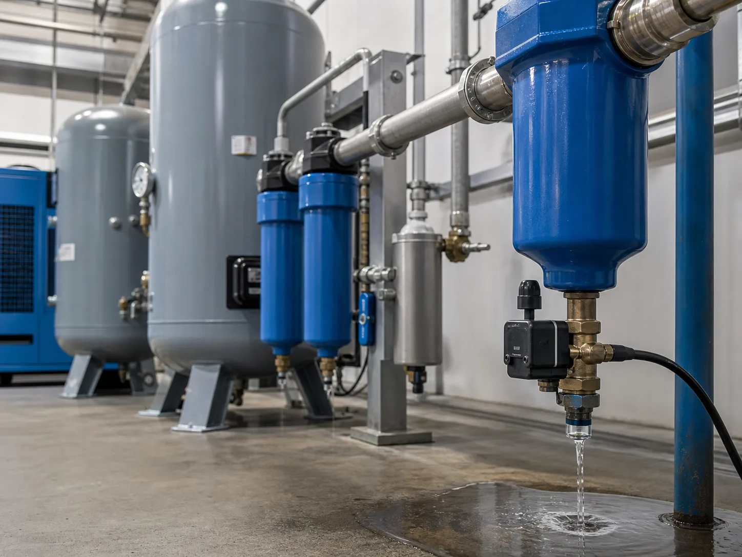 Condensate and Drain Control in Air Source Treatment Systems