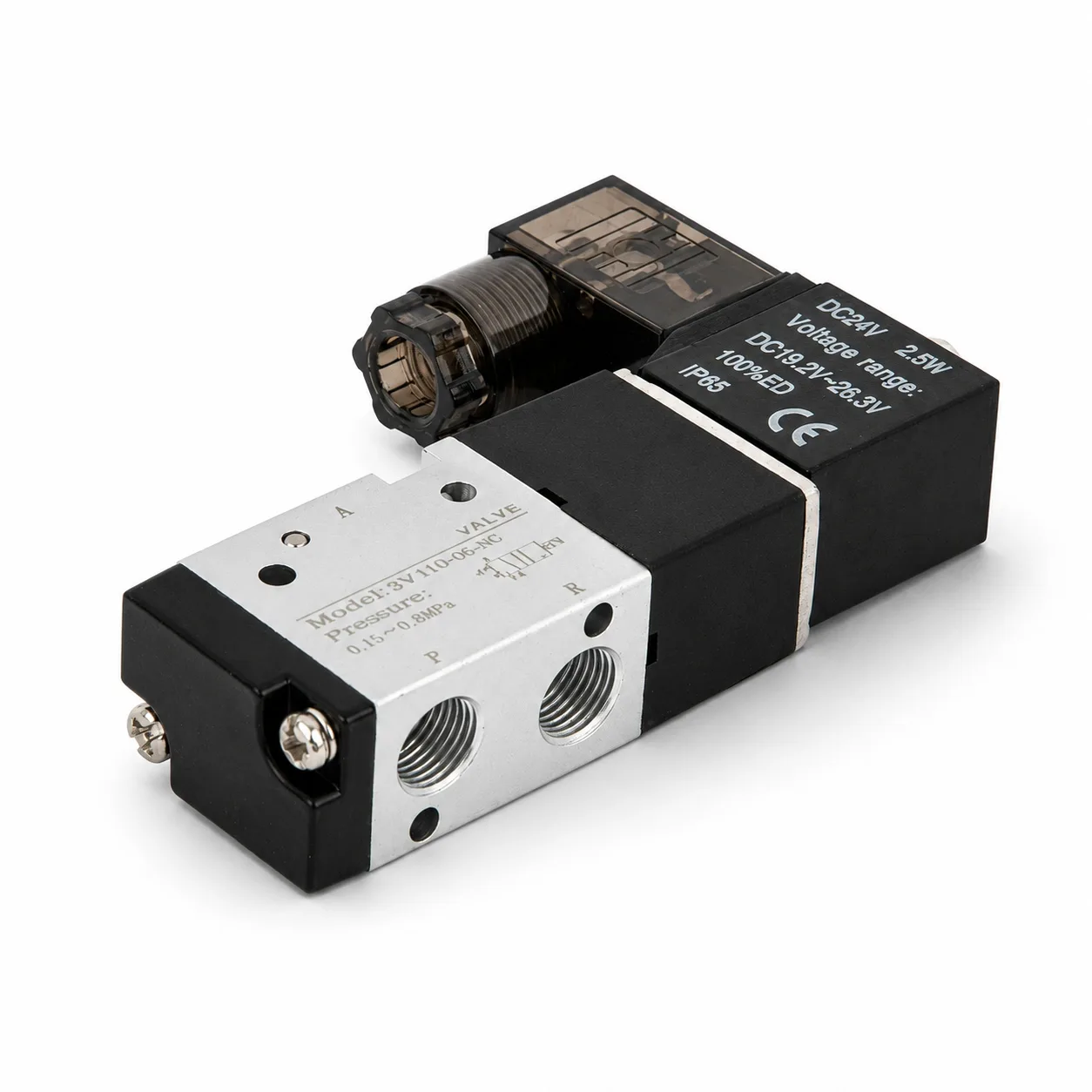 3V110-06 3/2 Way Air Solenoid Valve G1/8