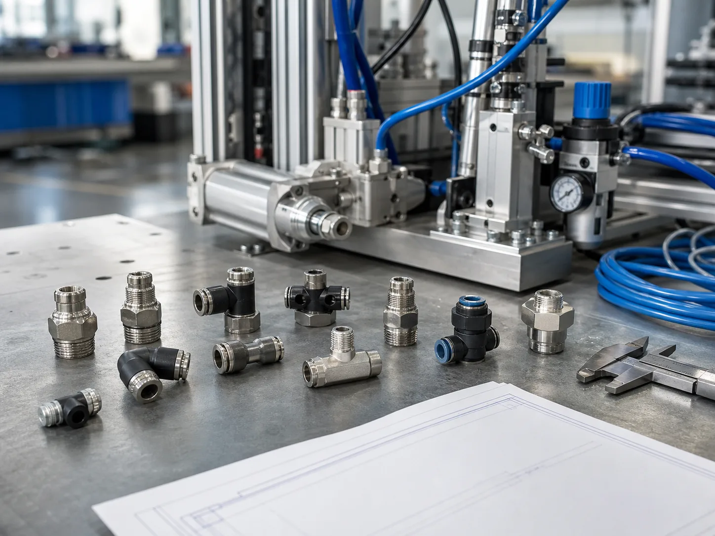Pneumatic Fitting Shapes: A Machine Layout Selection Guide
